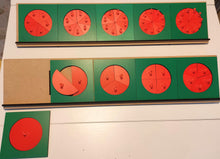 Carica l'immagine nel visualizzatore di Gallery, Incastri delle frazioni + cartellini