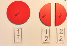 Carica l'immagine nel visualizzatore di Gallery, Incastri delle frazioni + cartellini