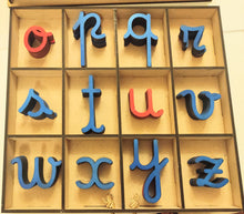Carica l'immagine nel visualizzatore di Gallery, Alfabeto Mobile Corsivo c/cassetto estraibile