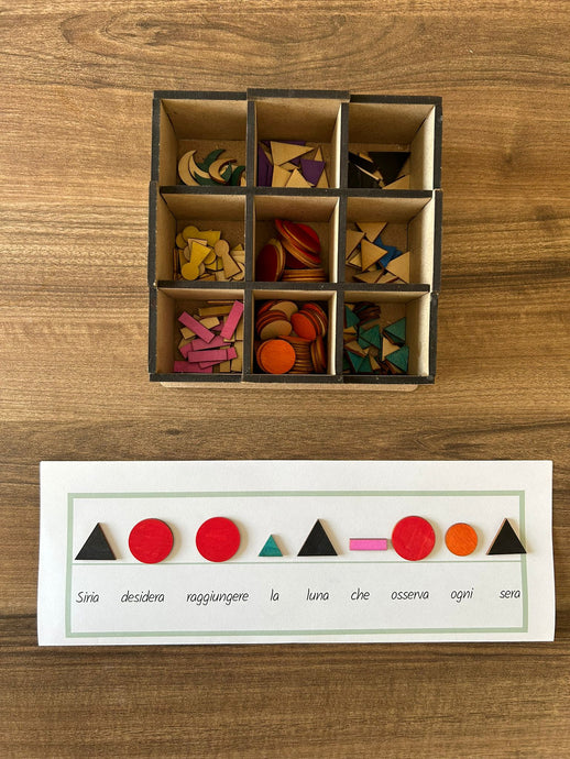 Simboli grammaticali montessori