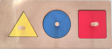 Carica l&#39;immagine nel visualizzatore di Gallery, Incastri delle forme geometriche – quadrato, cerchio, triangolo
